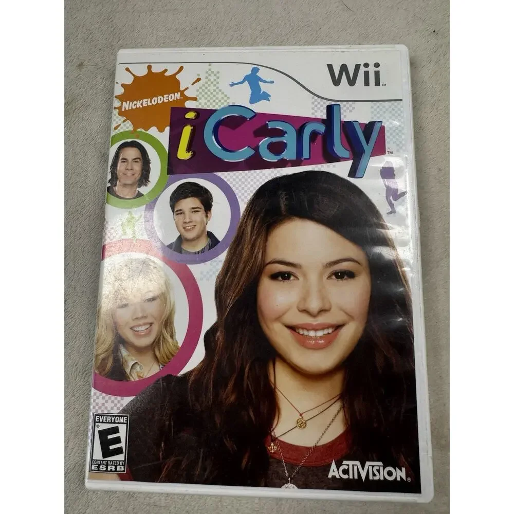 iCarly Nintendo Wii 2009 Nickelodeon Activision Video Game Miranda Cosgrove